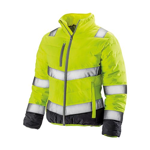 Veste Matelassée - Doudoune Sécurité Femme R325f - Jaune Fluo