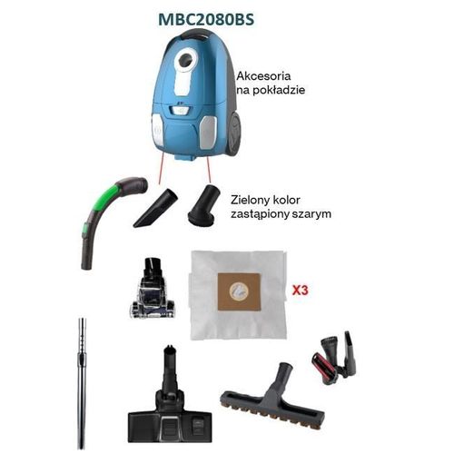 Bagged Vacuum Cleaner Midea B8 Mbc2080bs