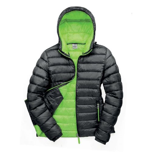 Veste Matelassée - Doudoune Femme R194f - Noir Lime