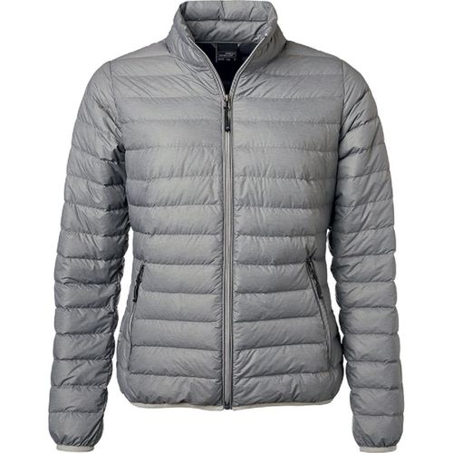 Veste Doudoune Matelassée Duvet - Jn1139 - Gris Argent - Femme