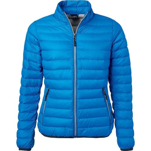 Veste Doudoune Matelassée Duvet - Jn1139 - Bleu Cobalt - Femme