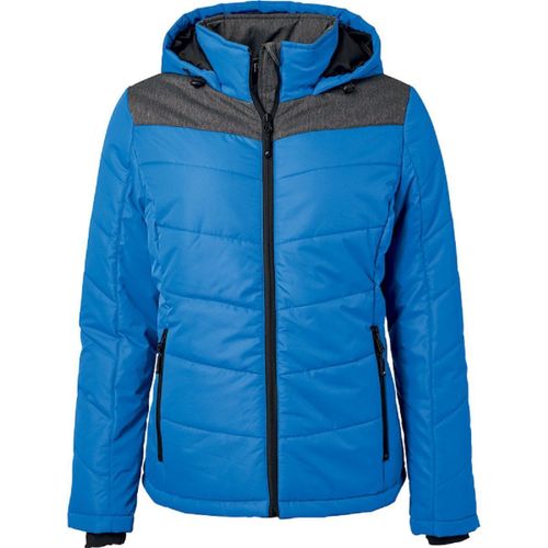 Veste Matelassée À Capuche - Doudoune - Jn1133 - Bleu Roi - Femme