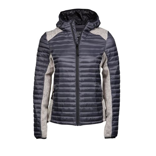 Doudoune À Capuche Anorak Femme - 9611 - Gris