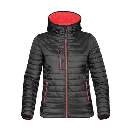Veste Technique Doudoune Femme - Afp-1w Noir True Red