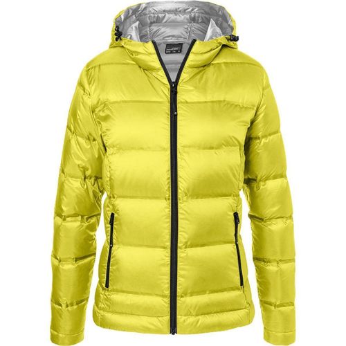 Doudoune Femme À Capuche - Jn1151 - Jaune