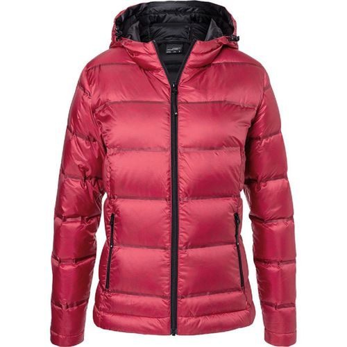 Doudoune Femme À Capuche - Jn1151 - Rouge