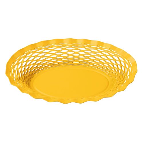 Corbeille À Pain Jaune 25x18 Cm