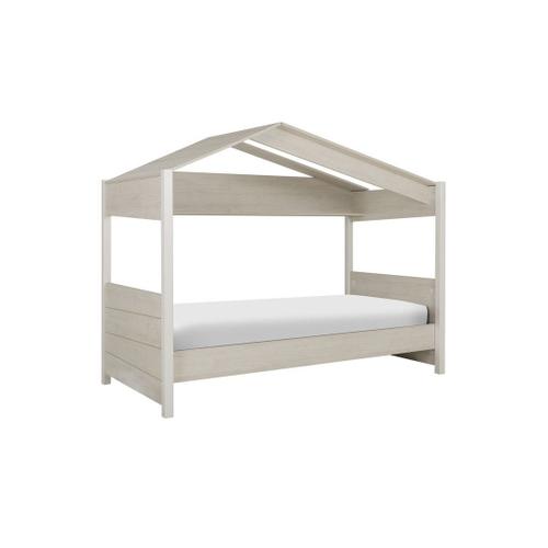 Lit Cabane 90*200 Cm Bois Blanchi - Naibia