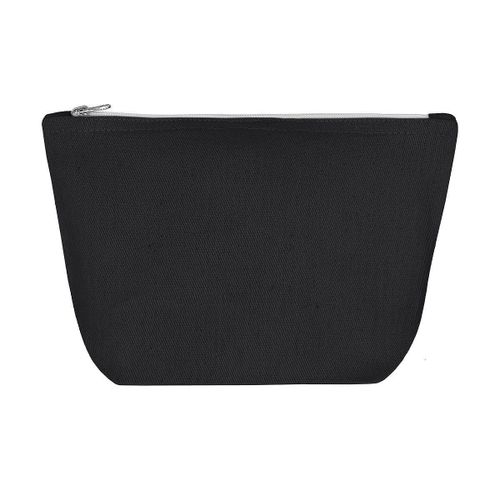 Trousse en coton taille L - Ref CA-AC-CASE - noir