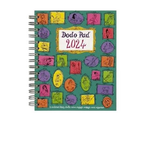 The Dodo Pad Mini / Pocket Diary 2024 - Week To View Calendar Year: A Portable Diary-Organiser-Planner Book With Space For Up To 5 People/Appointments/Activities. Uk Made, Sustainable, Plastic Free