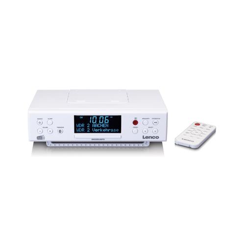 Radio de cuisine DAB+/FM avec Bluetooth®, éclairage LED et minuterie KCR-190WH Blanc