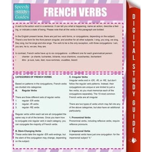 French Verbs (Speedy Study Guides)