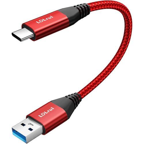 Câble Usb A Vers C, 10 Gbit/S Usb 3.2 Mâle Vers Mâle De Type A Vers Type C Pour Le Transfert De Données, Compatible Avec Disque Dur, Appareil Photo, Boîte De Configuration Et Plus De 3.2 M