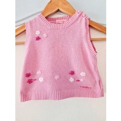 Pull Sans Manches Mini Adélie, Taille 18 Mois