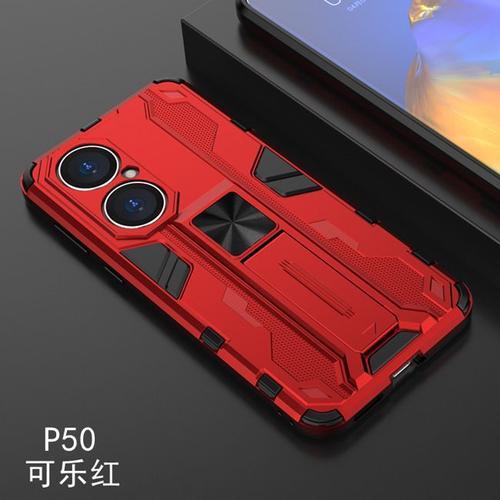 Etui Coque Pour Honor 50 All-In-One Bracket Car All-Inclusive Anti-Fall Hard Shell Mobile Phone Case, ""Electric Music Red"" Supersonic All-In-One Bracket