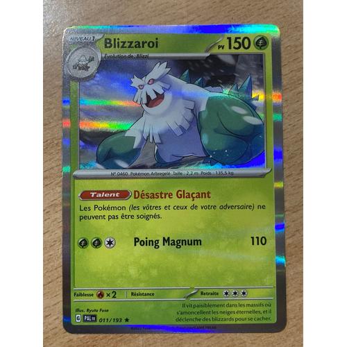 (2072) Blizzaroi 11/193 Pokemon 