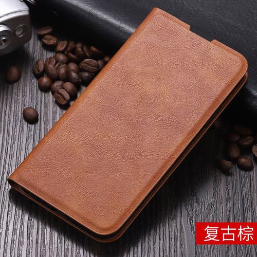 Etui Coque Pour Oppo A57/A77 5g Flip Cover Étui En Cuir Magnétique Automatique Support Anti-Chute Tout Compris Étui Pour Téléphone Portable, Marron Rétro (Étui En Cuir Magnétique Automatique)
