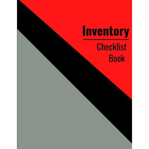 Inventory Checklist Book: Inventory Notebook, Stock Record Book, Quantity Count Notebook, Price Per Unit, Large Size: 8.5"X11"- 111 Pages, Geometry ... Use - Part Of Inventory Log Book Series