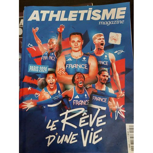 Athletisme Magazine 87 H / Le Reve D'une Vie / Jeux Olympiques Paris 2024 / Avec Poster