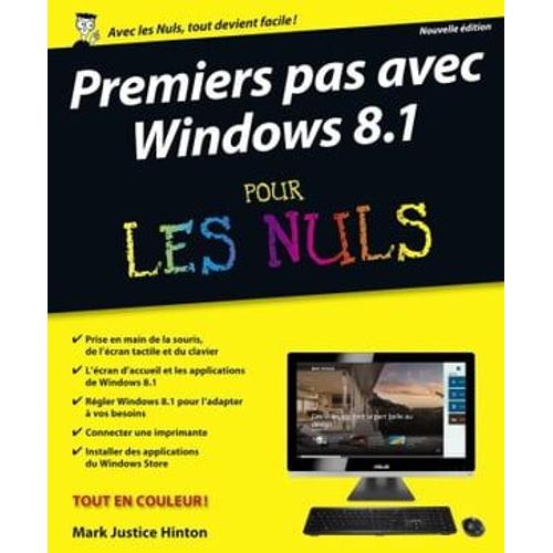 Premiers Pas Windows 8.1 Pour Les Nuls