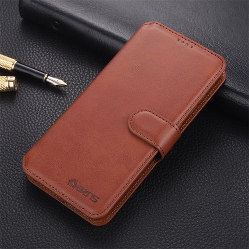 Etui Coque Pour Étui En Cuir Avec Support A Rabat Pour Iphone 14, Étui En Silicone Souple Anti-Chute Tout Compris, Étui Pour Téléphone Portable, ? Marron Rétro ? Étui En Cuir A Motif De Veau