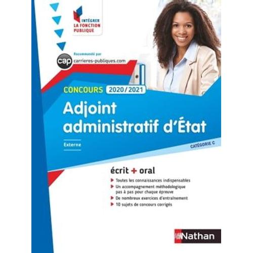 Concours Adjoint Administratif D'état 2019-2020 - N° 2 Catégorie C (Ifp) - (Efl3) - 2019