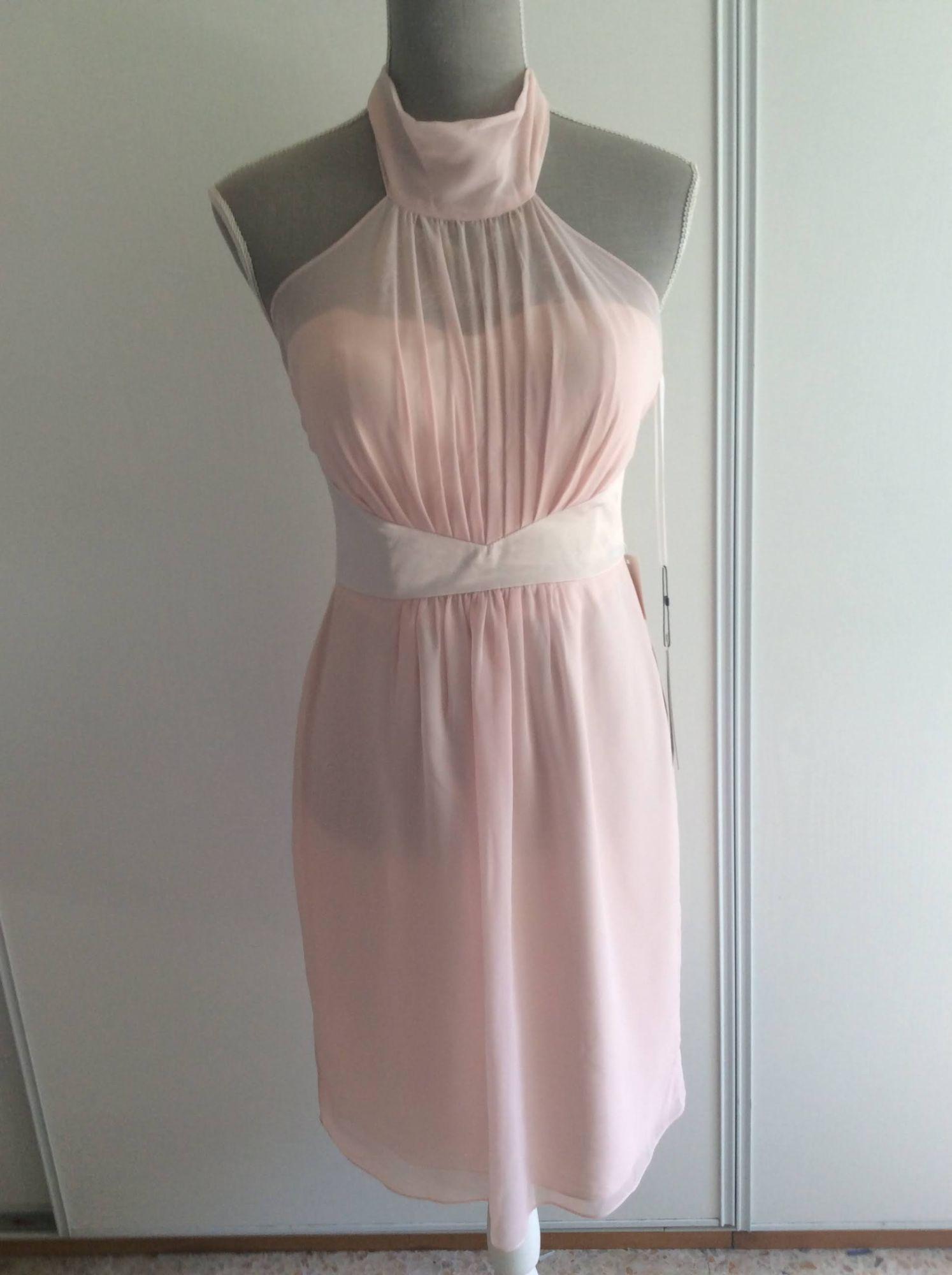 Robe de cocktail rose clair marque Maysange Rakuten