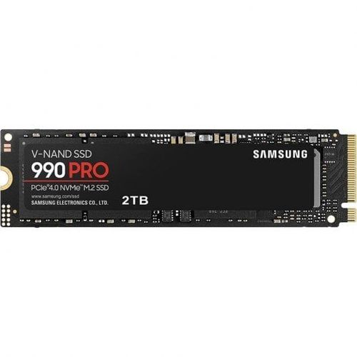 Samsung 990 PRO MZ-V9P2T0BW - SSD - chiffré - 2 To - interne - M.2 2280 - PCIe 4.0 x4 (NVMe) - AES 256 bits - TCG Opal Encryption 2.0
