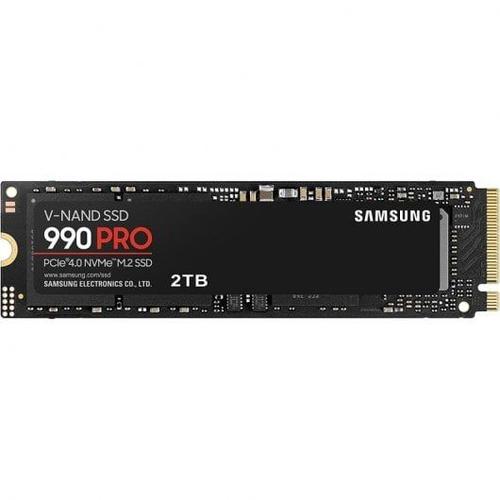 Samsung 990 PRO MZ-V9P2T0BW - SSD - chiffré - 2 To - interne - M.2 2280 - PCIe 4.0 x4 (NVMe) - AES 256 bits - TCG Opal Encryption 2.0