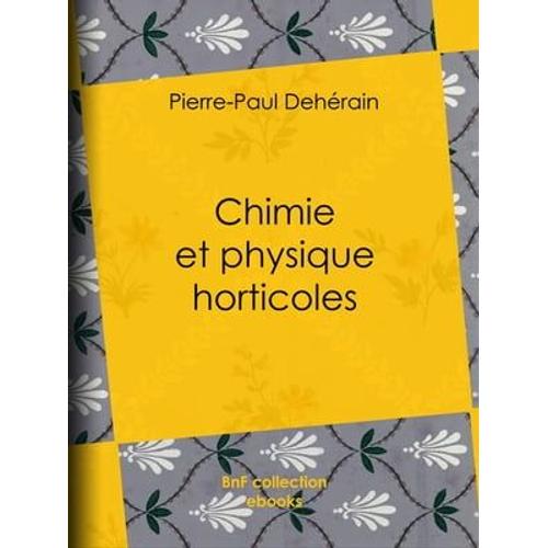 Chimie Et Physique Horticoles