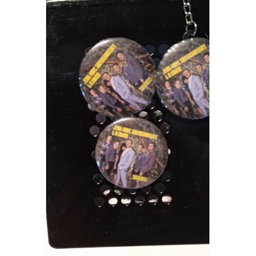 Lot De 3 Produits Publicité De Jean Marc Sauvagnargues  , 1 Porte Clé, Un Magnet, Une Broche 