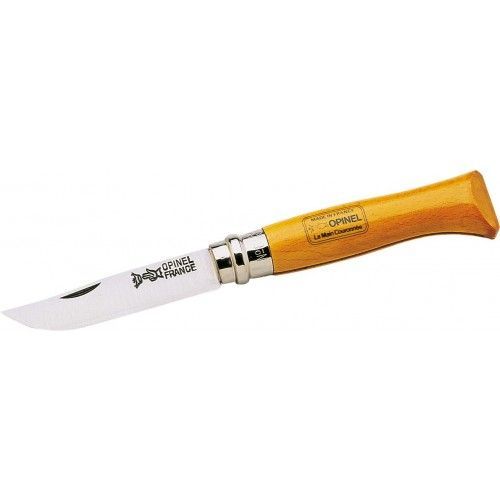 Couteau Opinel avec manche en bois verni - longueur lame 83 mm CT-66 SAM OUTILLAGE