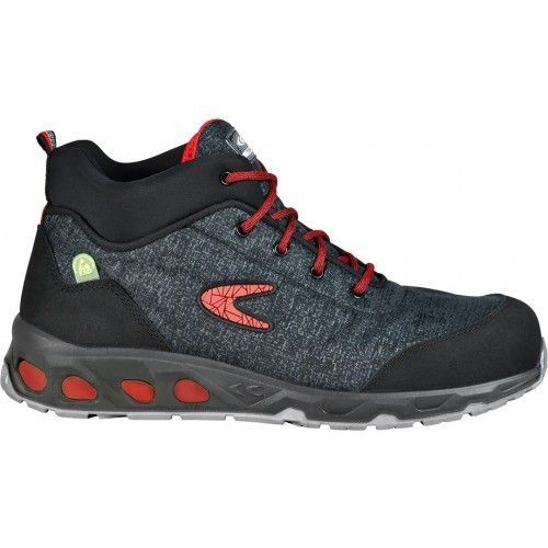 Chaussures Hautes De Sécurité Thunder Esd S3 Src Gris Et Rouge Cofra