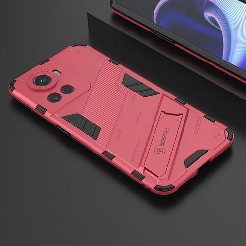 Etui Coque Pour Oneplus Ace Pro Oneplus Punk Integrated Bracket All Inclusive Anti-Fall Scrub Case Phone Case,?Punk?Rose Red