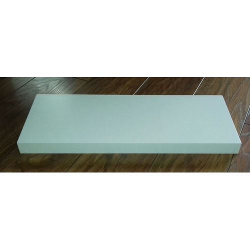 Etagère Murale Blanc Mat Fixation Invisible Renfort Acier 23,5 X 60 X 3,8 Cm
