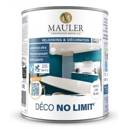 Peinture meuble multisupport Blanc - Deco No Limit - 0,5 L Mauler