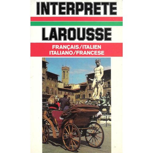 Dictionnaire / "Interprète Larousse" Français/Italien - Italiano/Francese - Librairie Larousse (1964)