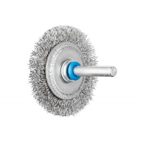 Brosse plate non torsadée RBU sur tige en inox - par 10 - 50x4 PFERD