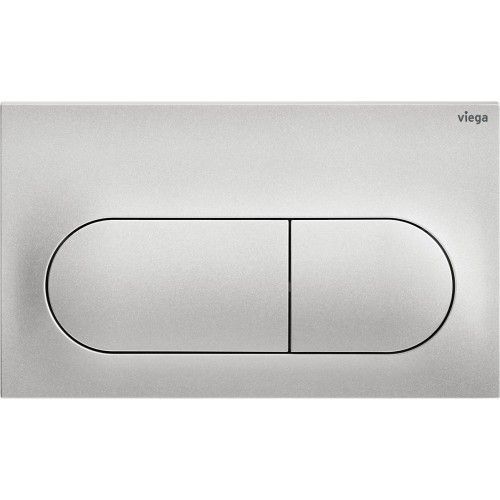 Plaque de commande de WC double touche Visign for Life 6 pour réservoir encastré Prevista - mat VIEGA