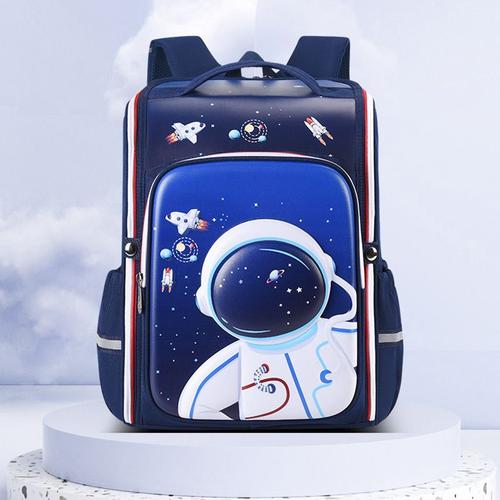 Sac à dos Astronaute coquille dure rigide pour garçons et filles,Sac à dos scolaire de grande capacité avec bretelles rembourrées,Résistant à l'usure et à la réduction de charge,Bleu Royal