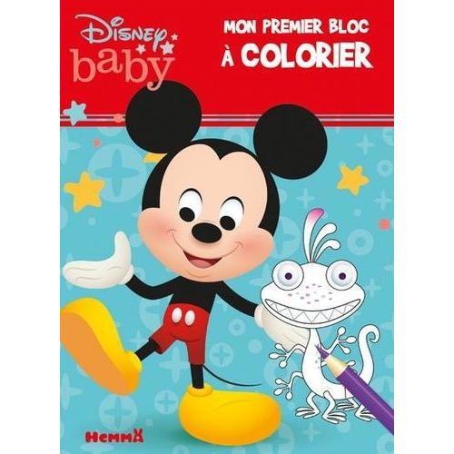 Mon Premier Bloc À Colorier Disney Baby - Mickey