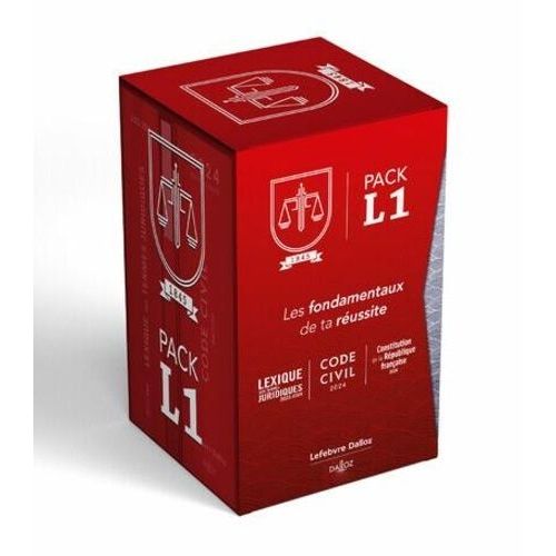 Les Fondamentaux De La Réussite L1 - Pack En 3 Volumes : Code Civil - Lexique Des Termes Juridiques - Constitution De La République Française