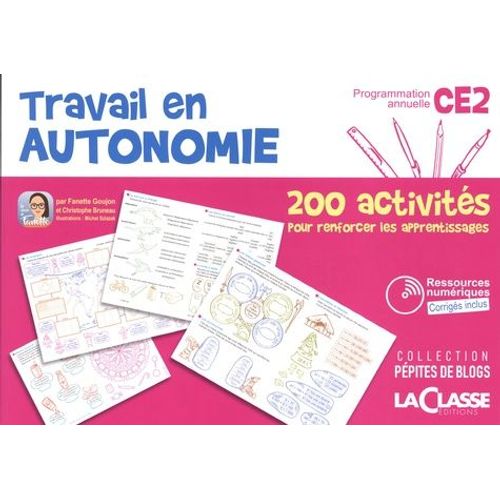 Travail En Autonomie Ce2 - Programmation Annuelle (1 Cd-Rom)