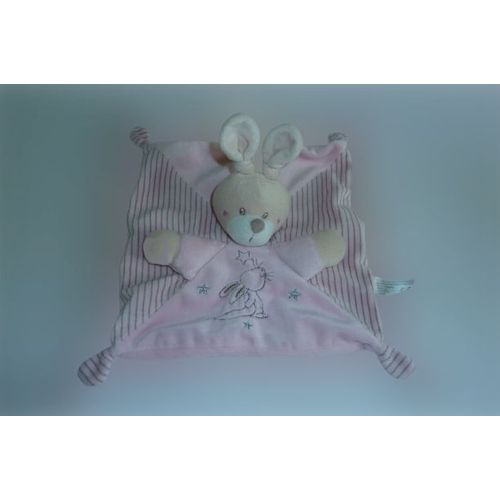 Doudou Lapin Nicotoy Plat Rose Simba Toys