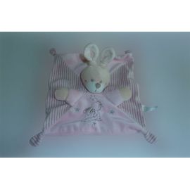 Doudou Lapin Nicotoy Plat Rose Simba Toys