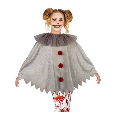 Costume Ou Poncho De Clown Effrayant Pour Enfants