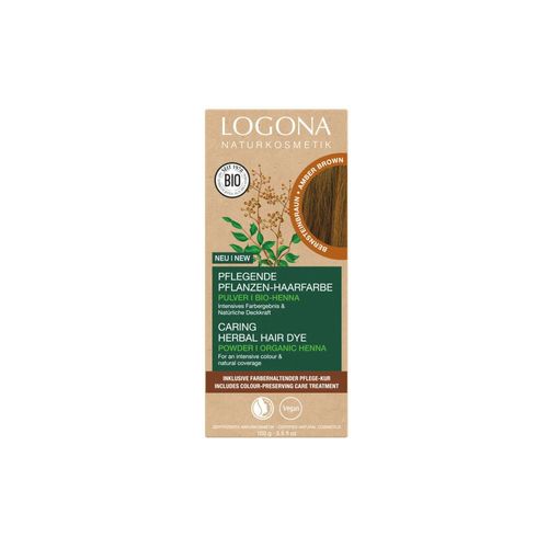 Logona - Soin Colorant En Poudre - Brun Ambré 