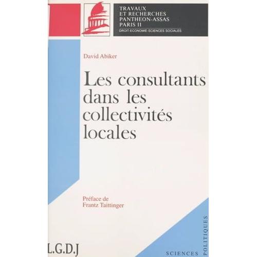 Les Consultants Dans Les Collectivités Locales