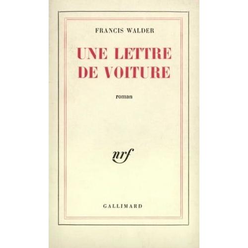 Une Lettre De Voiture