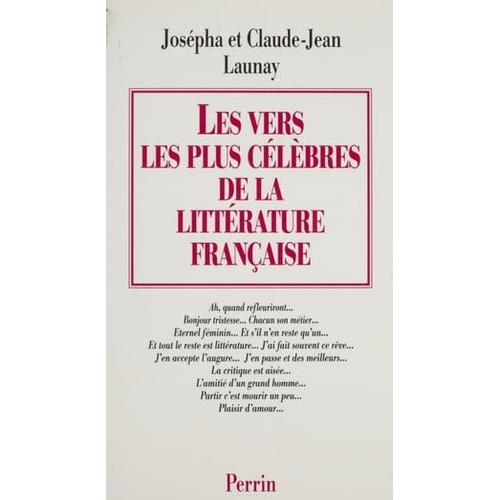 Les Vers Les Plus Célèbres De La Littérature Française